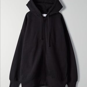 Aritzia TNA Boyfriend Zip-Up Hoodie